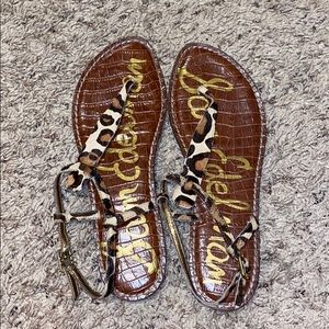 Sam Edelman cheetah sandals